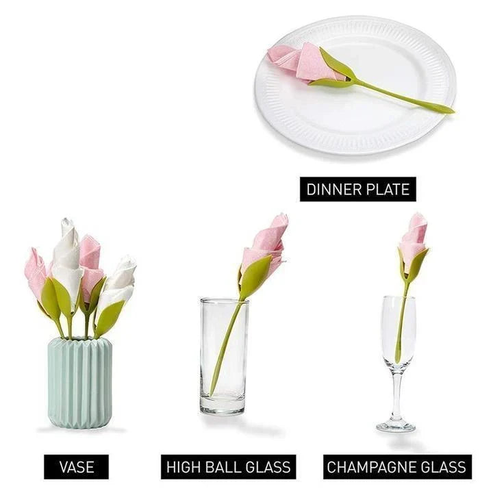 Napkin Rose Flower Folding Tool Set
