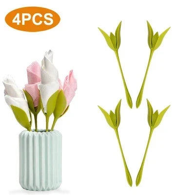 Napkin Rose Flower Folding Tool Set