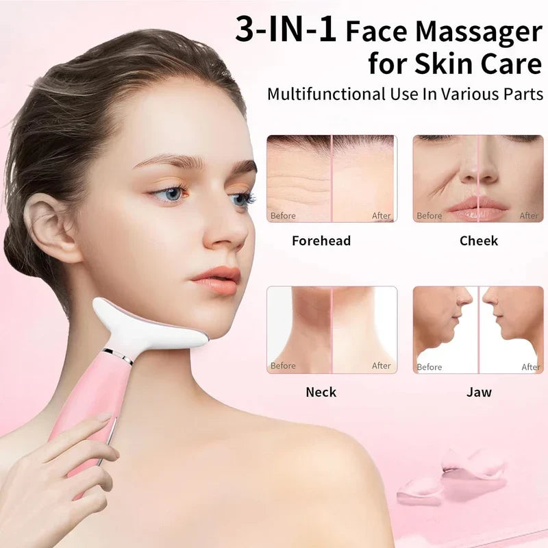 Neck & Face Massager – 3-in-1 Facial Massage & Skin Care Tool