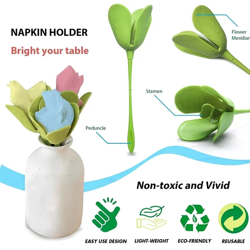 Napkin Rose Flower Folding Tool Set